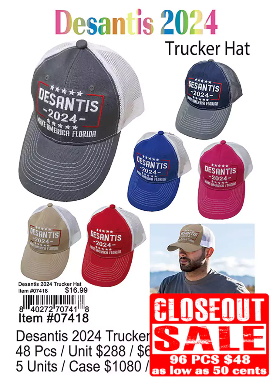 Desantis 2024 Trucker Hats (CL)